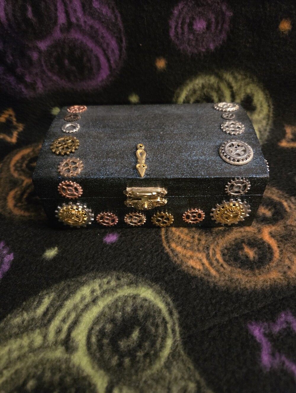 Steampunk Gears Jewelry Box
